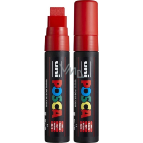 Posca Univerzálny akrylový popisovač s extra širokým rovným hrotom 15 mm červený PC-17K