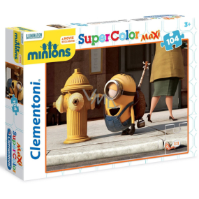 Clementoni Puzzle Maxi SuperColor Minions 104 dielikov, odporúčaný vek 3+