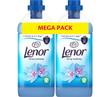 Lenor Spring Awakening vôňa jarných kvetov, pačuli a cédru zmäkčovač tkanín 2 x 1230 ml, duopack