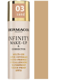 Dermacol Infinity Viacúčelový make-up a korektor 03 Sand 20 g