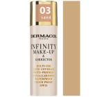 Dermacol Infinity Viacúčelový make-up a korektor 03 Sand 20 g