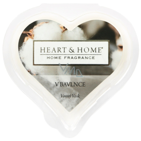 Heart & Home V bavlnce Sojový přírodní vonný vosk 26 g