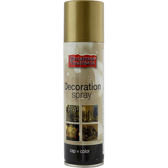 Christmas Traditions Deco dekoračný zlatý sprej 150 ml