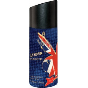 Playboy London dezodorant sprej pre mužov 150 ml