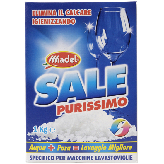 Madiel Sale Purissimo hrubozrnná soľ do myčky1 kg extra veľká