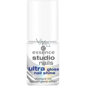 Essence Studio Nails Ultra Gloss Nail Shine krycí lak na nechty s leskom 8 ml