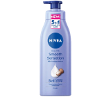 Nivea Smooth Sensation krémové telové mlieko pre suchú pokožku s pumpičkou 400 ml