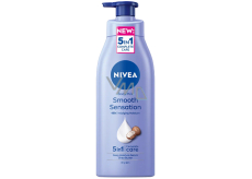 Nivea Smooth Sensation krémové telové mlieko pre suchú pokožku s pumpičkou 400 ml