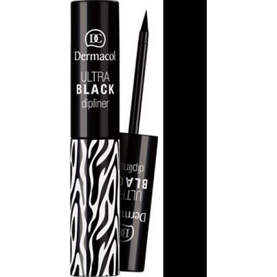 Dermacol Black Sensation Ultra Black Dipliner tekutá očná linka čierna 2,8 ml
