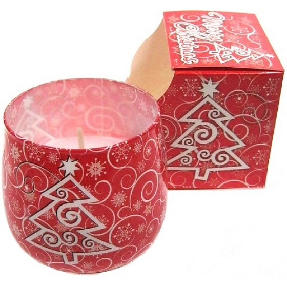 Santo Candles Merry Christmas vonná sviečka v skle 100 g