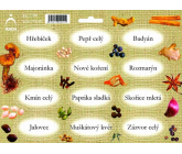 Arch Samolepky na koreničky Juta farbotlač Klinček - základné druhy korenia