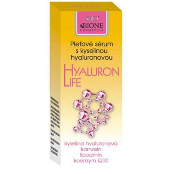 Bione Cosmetics Hyaluron Life s kyselinou hyalurónovou pleťové sérum pre zmiešanú až mastnú pleť 40 ml