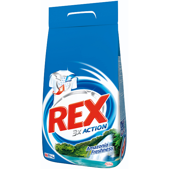 Rex Amazonia Freshness prášok na pranie 60 dávok 4,5 kg