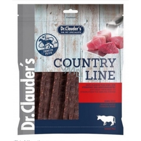 Dr. Clauders Country Line Hovädzie plátky sušeného mäsa pre psov 170 g