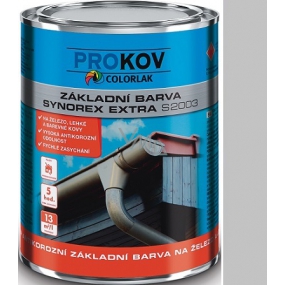 Colorlak Synorex Extra S 2003 syntetická antikorózna farba na železo a kovy Sivá 0,6 l