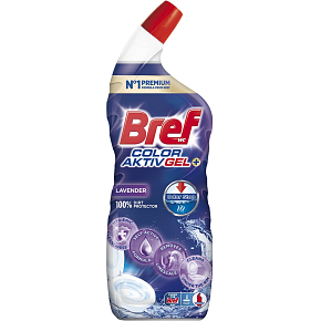 Bref WC gel Excellence Gel Color Aktiv+ Levanduľa, 700 ml