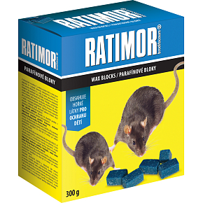 Ratimor Brodifacoum parafínové bloky nástraha na hlodavce, 300 g