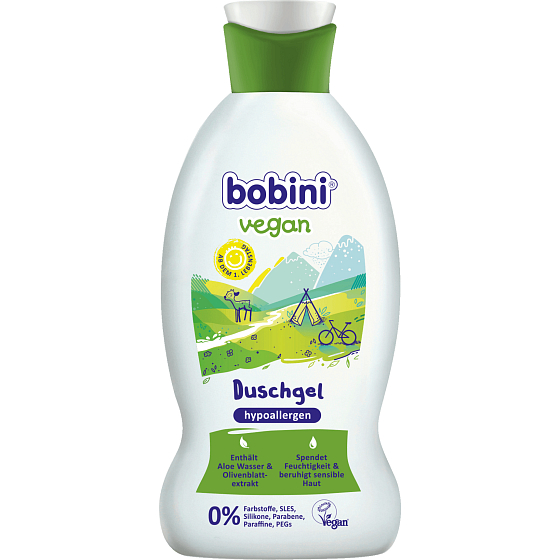 Bobino Vegan hypoalergénne umývací gél pre deti od 1. dňa narodenia 200 ml