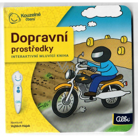 Albi Kúzelné čítanie interaktívna minikniha Dopravné prostriedky, vek 2+