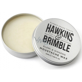 Hawkins & Brimble vosk na fúzy pre mužov s jemnou vôňou elemi a ženšenu 50 ml