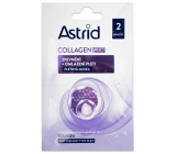 Astrid Collagen Pre Spevnenie + omladenie pleti maska pre všetky typy pleti 2 x 8 ml