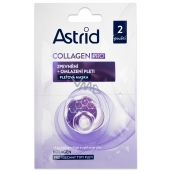 Astrid Collagen Pre Spevnenie + omladenie pleti maska pre všetky typy pleti 2 x 8 ml