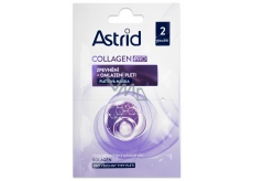 Astrid Collagen Pre Spevnenie + omladenie pleti maska pre všetky typy pleti 2 x 8 ml