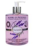 Jeanne en Provence Lavande Levanduľa umývací gél na ruky dávkovač 500 ml