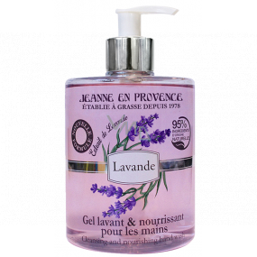 Jeanne en Provence Lavande Levanduľa umývací gél na ruky dávkovač 500 ml