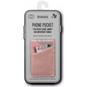 If Bookaroo Phone Pocket Puzdro - vrecko na telefón na doklady rose gold 195 x 95 x 18 mm