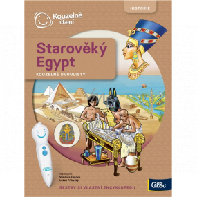 Albi Kúzelné čítanie interaktívne kúzelné dvojlistú Staroveký Egypt vek 8+
