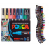 Posca Univerzálna sada akrylových fixiek 0,9 - 1,3 mm Základné farby 8 kusov PC-3M