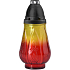 Bolsius Sklenená lampa Žlto-červená 22 cm 58 hodín 180 g
