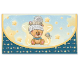 Nekupto Obálka na peniaze na želanie Vianočný medvedík 116 x 220 mm