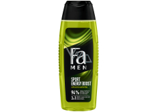 Fa Men Sport Energy Boost 3v1 sprchový gél na telo, tvár a vlasy pre mužov 250 ml