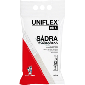 Uniflex Sádra modelářská bílá c3 kg