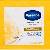 Vaseline mydlo Total Moisture, 3x 75 g