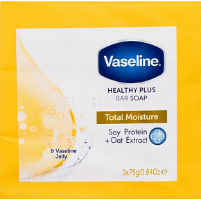 Vaseline mydlo Total Moisture, 3x 75 g