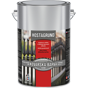 HOSTAGRUND kovářská barva S2160K, 0950 kovářská čerň, 4 l