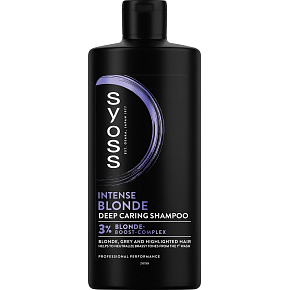 Syoss Blonde & Silver šampón pre zosvetlené, blond a šedé vlasy, 440 ml