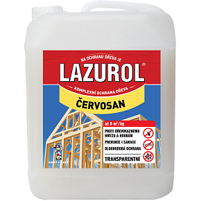 Lazurol červosan na hubenie červotočov, 5 l