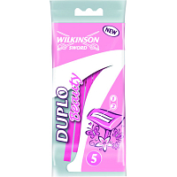 Wilkinson Sword Duplo Beauty jednorazové holítka, 2 brity, 5 ks