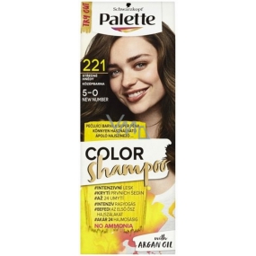 Palette Color tónovacie farba na vlasy 221 - Stredne hnedý