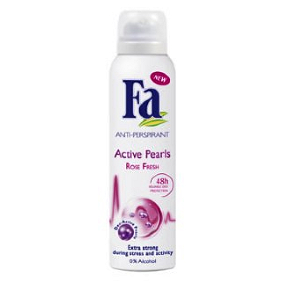 Fa Active Pearls Rose Fresh dezodorant sprej pre ženy 150 ml