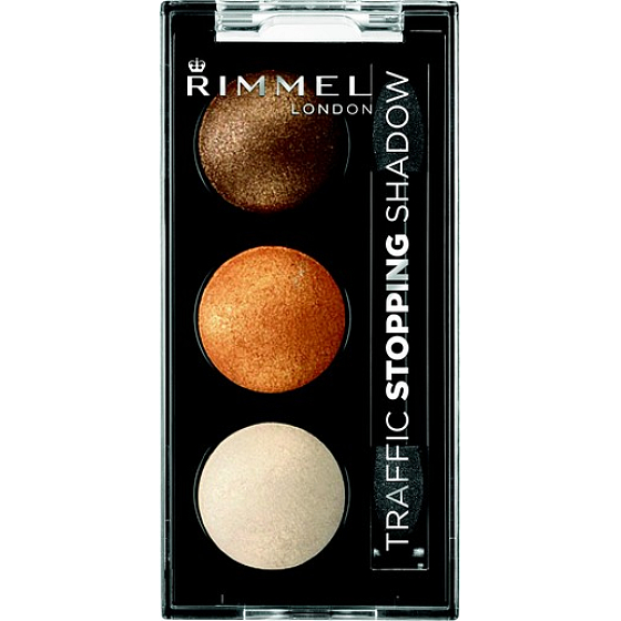 Rimmel London Traffic Stopping Baked Trio očné tiene 001 Over The Limit 2,4 g