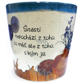 Nekupto Darčekový obal na kvetináč veľký priemer 15,5 cm 1 kus