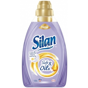 Silan Soft & Oils Care & Precious Perfume Oils Purple aviváž koncentrát 42 dávok 1,5 l