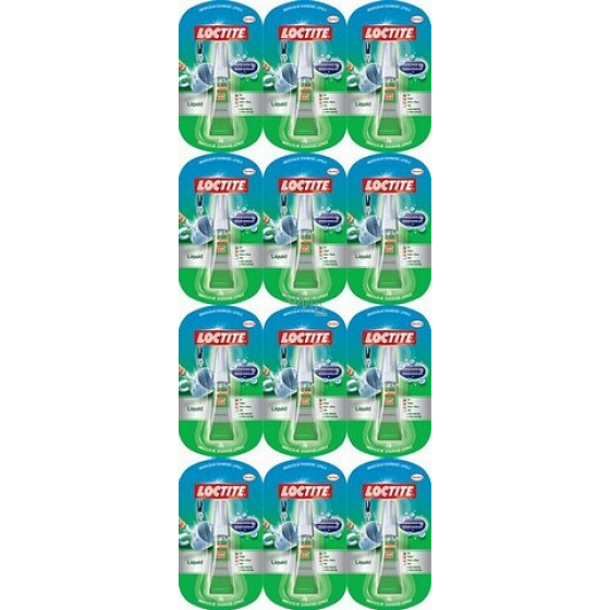 Loctite Super Bond Liquid univerzálne sekundové lepidlo 12 x 3 g