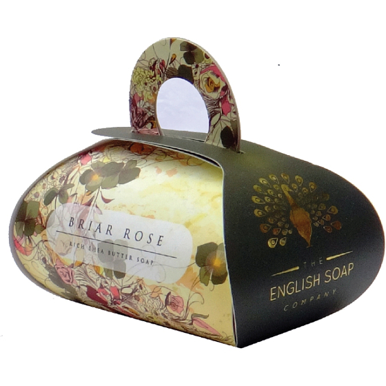 English Soap Šípková ruža prírodné parfumované mydlo s bambuckým maslom 260 g