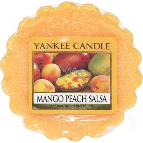 Yankee Candle Mango Peach Salsa - Salsa z manga a broskýň vonný vosk do aromalampy 22 g